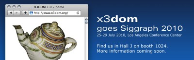 x3dom goes siggraph