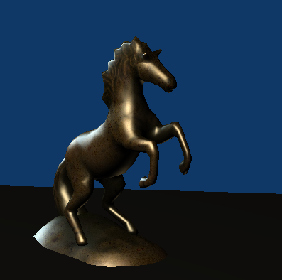 Blender model in x3dom webpage