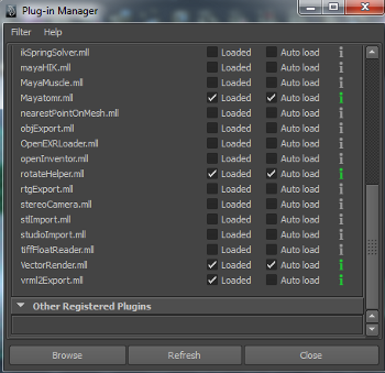 Plug-in Manager screenshot