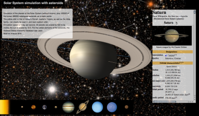 solar system simulator