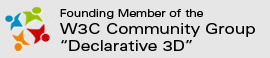 Founding member of the W3C Community Group Declarative 3D