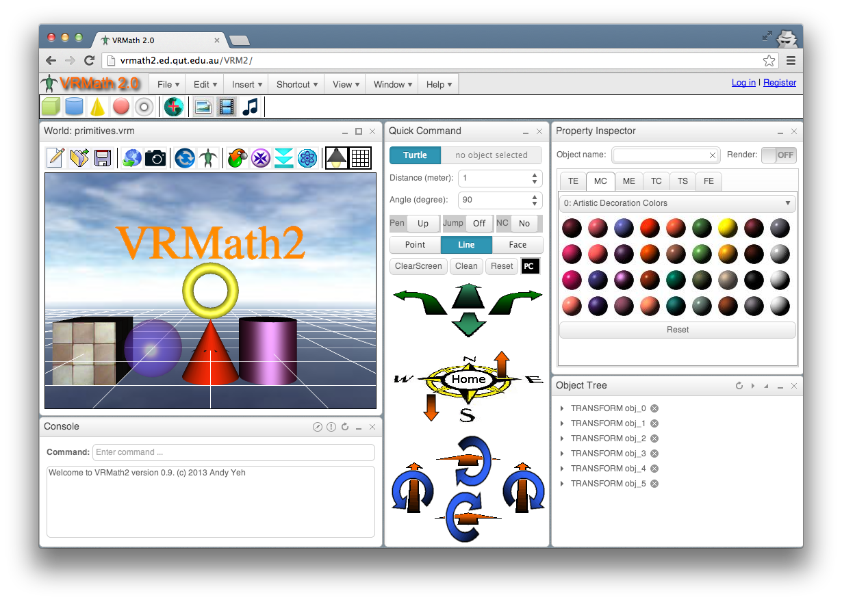 » VRMath 2.0 A Virtual Reality Learning Environment